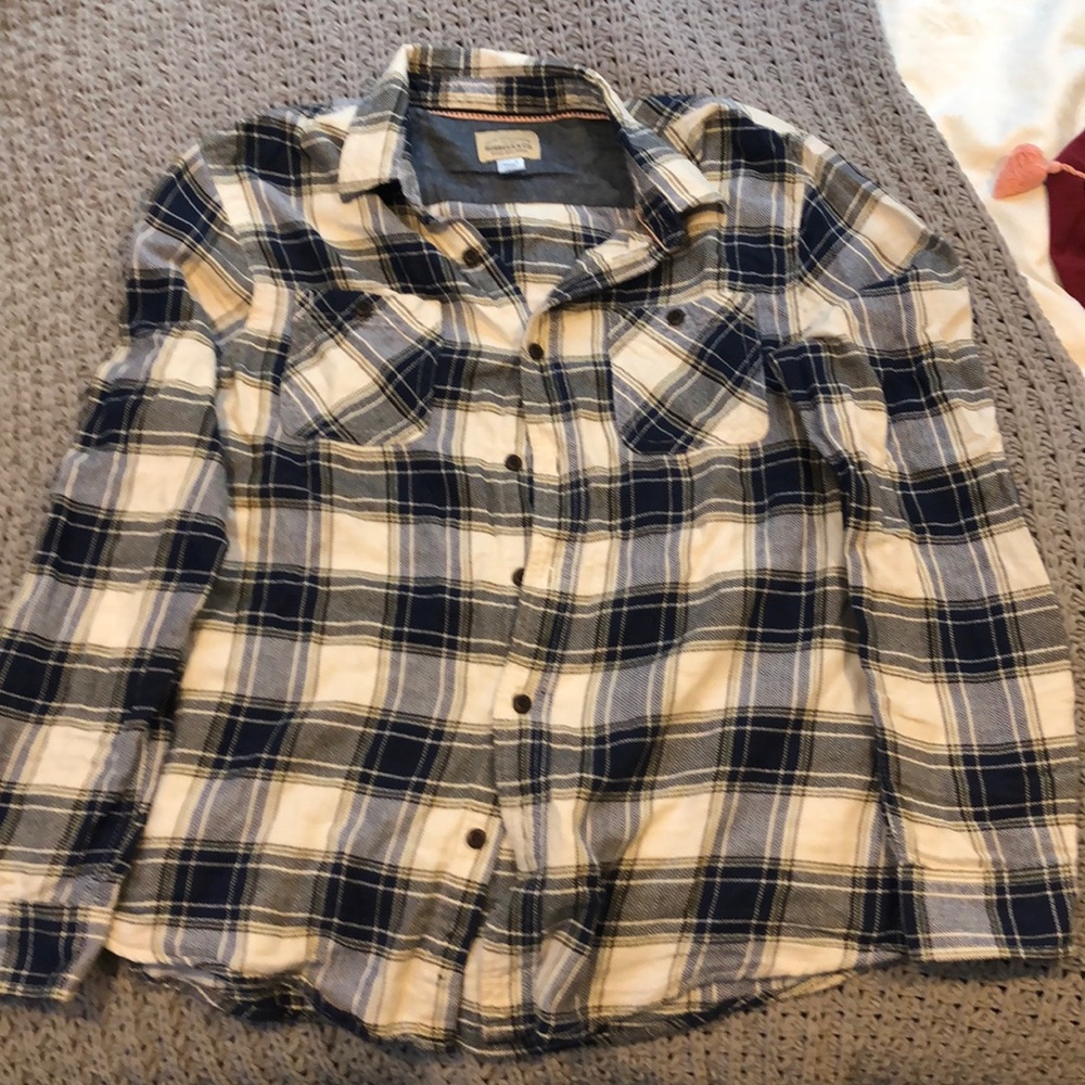 flannel bottom up shirt